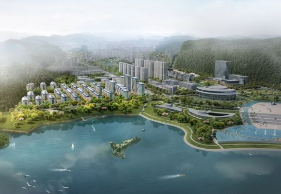 绿城千岛湖柳岸晓风